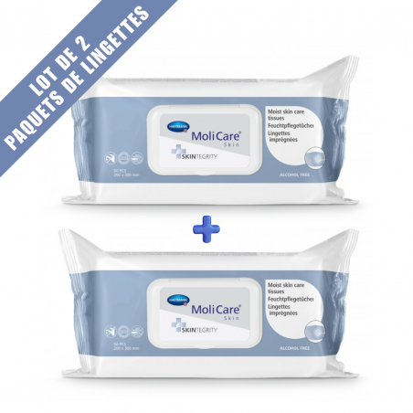 PROMO : LOT DE 2 PAQUETS DE LINGETTES