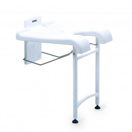 Siege de douche mural rabattable aquatec sansibar