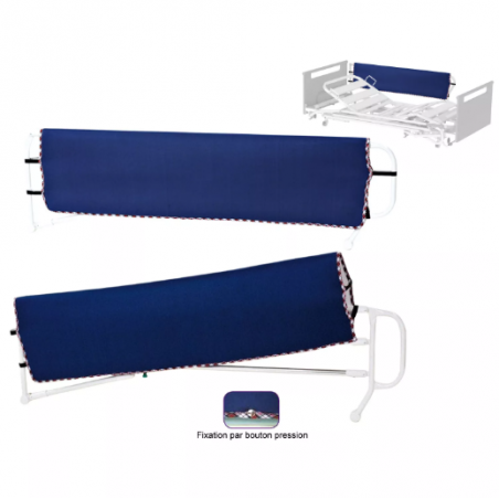 Protection Barriere Tissu Bleu (Paire)
