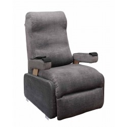 Fauteuil de confort releveur ALTHEA'UP 1moteur velours galène