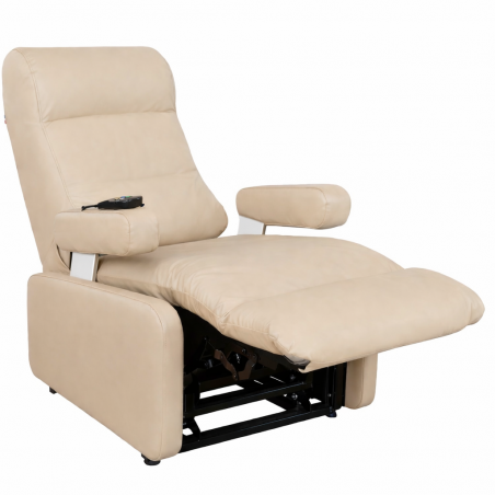 Fauteuil de confort releveur ALTHEA'UP 1 moteur PVC Beige Amande