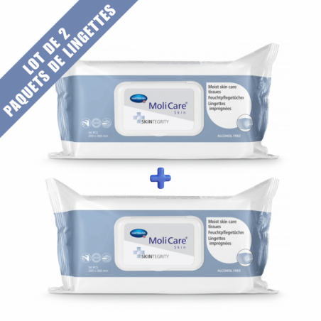 PROMO : LOT DE 2 PAQUETS DE LINGETTES
