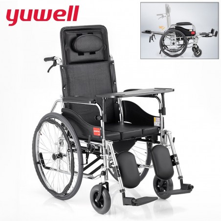 Chaise roulante de repos avec pot h008b YuWell