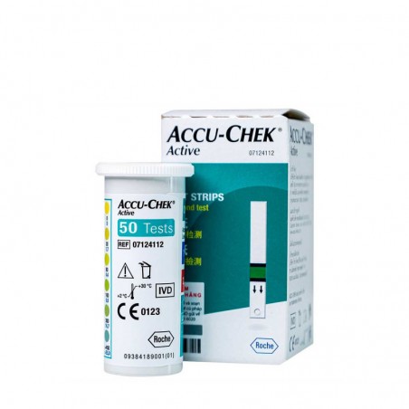 Accu-Chek Active – Bandelettes de glycémie – Boîte de 50 unités