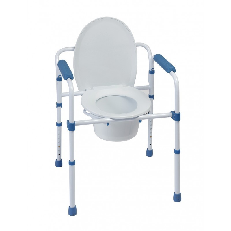 Oxypharm - Chaise toilette 3 en 1 pliante