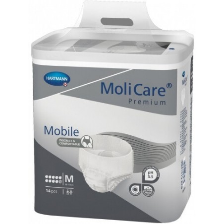Slip adulte- MoliCare Premium Mobile Medium 10 gouttes