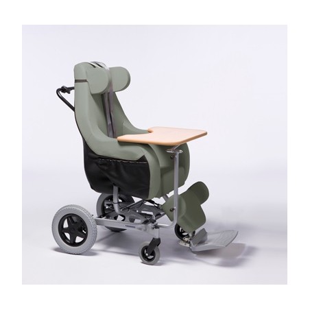 Fauteuil coquille Coraille grandes roues
